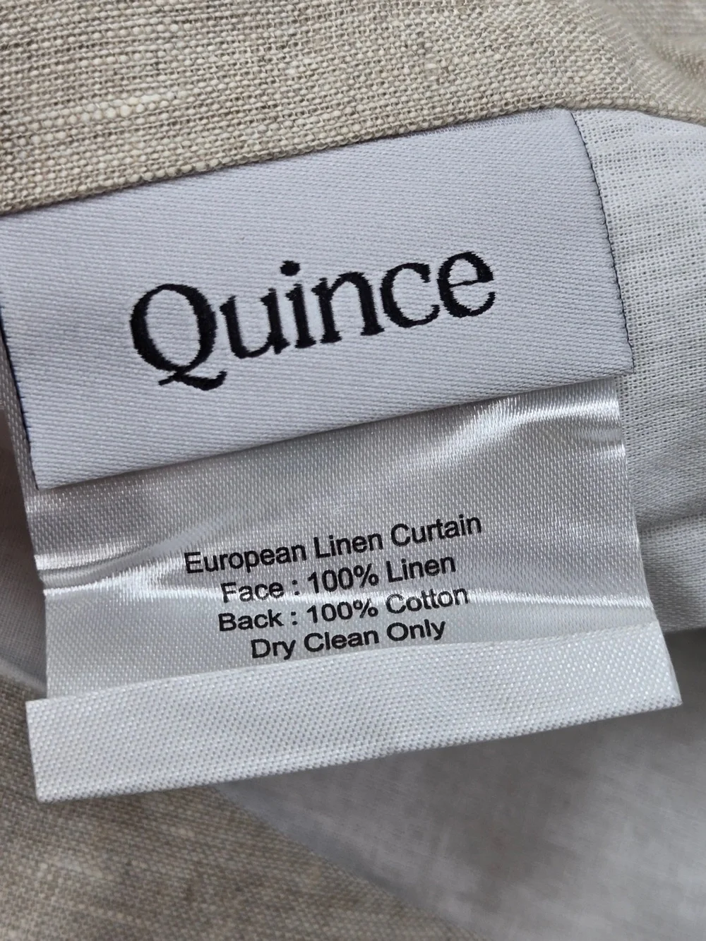 Quince includes 48x84